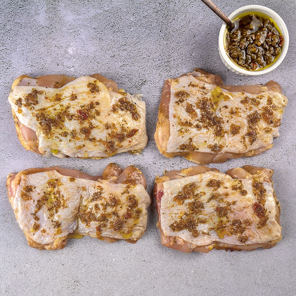 Sobrecoxa Chimichurri 800g